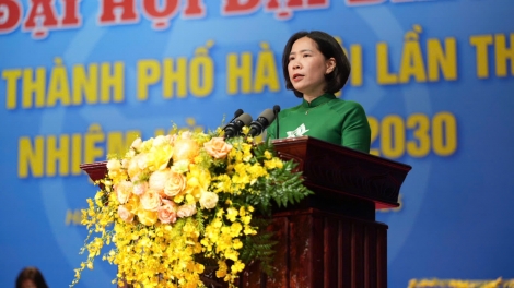 Bà Lê Kim Anh tái đắc cử Chủ tịch Hội LHPN Hà Nội lần thứ XVII