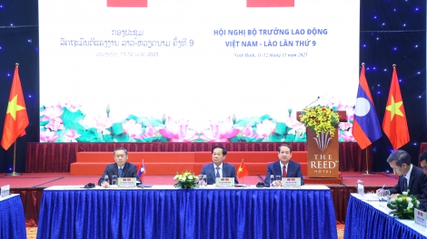Hội nghị Bộ trưởng lao động Việt Nam- Lào lần thứ 9
