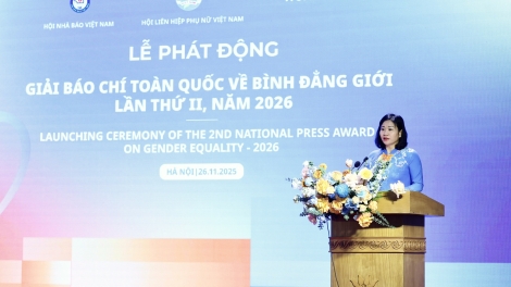 Phát động Giải báo chí toàn quốc về bình đẳng giới lần thứ II, năm 2026