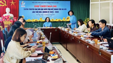 Đại hội đại biểu Phụ nữ TP.Hà Nội lần thứ XVII sẽ diễn ra từ 20-21/11/2025