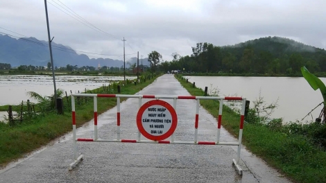 Quảng Trị: 4 người chết, 1 người mất tích, 3.600 ngôi nhà bị ngập do mưa lũ