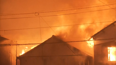 Hỏa hoạn thiêu rụi hơn 170 ngôi nhà ở Oita, Nhật Bản