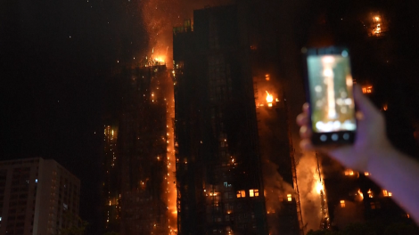 Cháy lớn nhiều tòa chung cư tại Hongkong (Trung Quốc), ít nhất 13 người thiệt mạng