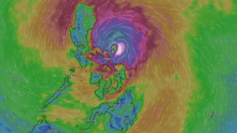 Siêu bão Fung-Wong càn quét Philippines, hơn 100.000 người sơ tán khẩn cấp