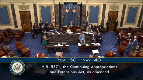 Thượng viện Mỹ thông qua dự luật giúp mở cửa chính phủ