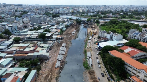 Rạch Xuyên Tâm TP.HCM khởi công toàn tuyến: Người dân mong từng ngày kênh hồi sinh