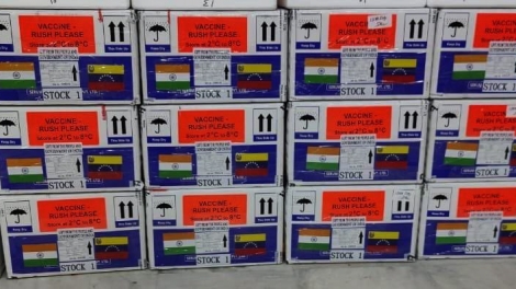 Ấn Độ viện trợ 2,7 tấn hàng vaccine cho Venezuela