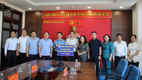 Hải Phòng: Hỗ trợ 40 tỷ đồng, cử cán bộ y tế hỗ trợ tỉnh Đắk Lắk khắc phục hậu quả mưa lũ