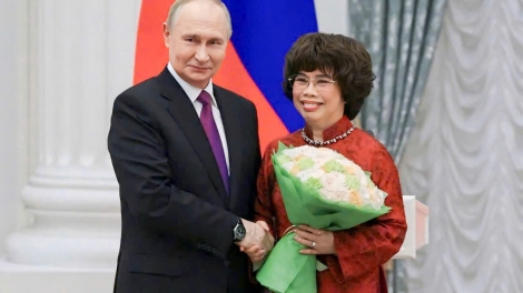 Một doanh nhân Việt Nam vinh dự được Tổng thống Nga Putin trực tiếp trao Huân chương Hữu nghị 