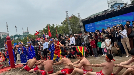 Giao lưu, trình diễn kéo co giữa các cộng đồng kéo co Việt Nam và quốc tế.