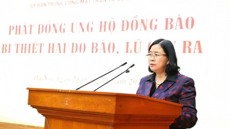 Ủy ban Trung ương MTTQ Việt Nam kêu gọi ủng hộ đồng bào miền Trung, Tây Nguyên bị thiệt hại do mưa l