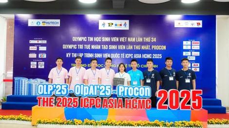 Học viện Hải quân đạt giải cao trong kỳ thi Olympic tin học sinh viên toàn quốc lần thứ 34