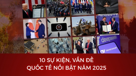 10 sự kiện, vấn đề thế giới nổi bật năm 2025 do Đài Tiếng nói Việt Nam bình chọn