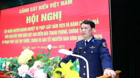 Cảnh sát biển Việt Nam: Tập huấn công tác nghiệp vụ, pháp luật năm 2025