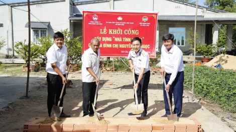 Binh đoàn 20 khởi công xây dựng 2 nhà tình nghĩa tại Tây Ninh