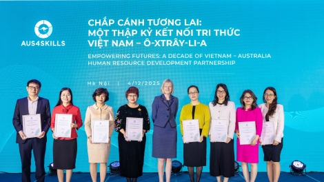 Aus4Skills: Một thập kỷ kết nối tri thức Việt Nam-Australia