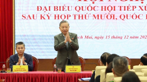 Thời sự 12h 15/12/2025: Tổng Bí thư Tô Lâm tiếp xúc cử tri sau kỳ họp thứ 10, Quốc hội khoá XV