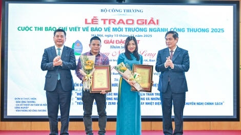 Ban Thời sự đạt giải đặc biệt Cuộc thi báo chí viết về Bảo vệ môi trường Ngành Công Thương năm 2025
