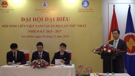 Hội Sinh viên Việt Nam tại Ấn Độ chính thức được thành lập