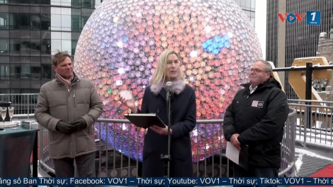“Quả cầu chòm sao” trước thềm đêm giao thừa tại Times Square