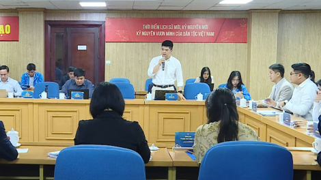 Thanh niên góp ý dự thảo văn kiện Đại hội XIV của Đảng
