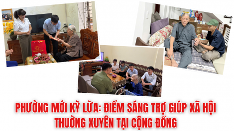 Phường mới Kỳ Lừa: Điểm sáng trợ giúp xã hội thuờng xuyên tại cộng đồng