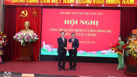 Ông Dương Trung Ý được bổ nhiệm Tổng biên tập Tạp chí Cộng sản