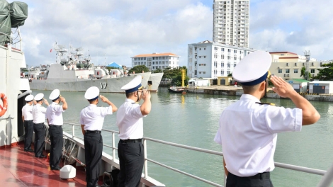 Tàu 09 rời cảng thực hiện nhiệm vụ diễn tập Hàng hải ASEAN - Hoa Kỳ lần thứ 2 tại Indonesia