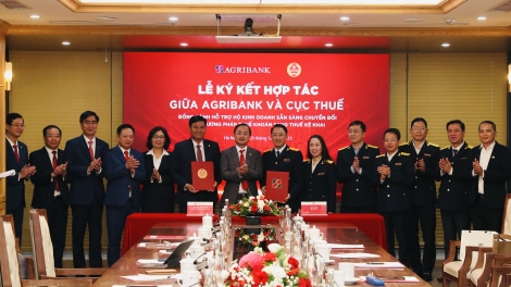 Agribank và Cục Thuế phối hợp thúc đẩy hộ kinh doanh chuyển đổi số và kê khai thuế