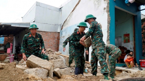 Những căn nhà “thần tốc”, đậm nghĩa tình quân – dân