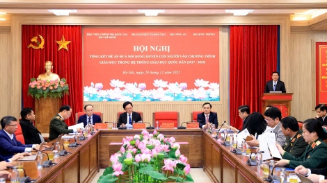 Tổng kết 8 năm Đề án đưa nội dung quyền con người vào CT giáo dục trong hệ thống giáo dục quốc dân 