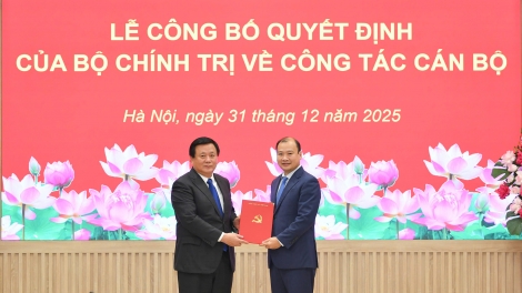 Ông Lê Hải Bình giữ chức Phó Giám đốc Học viện Chính trị quốc gia Hồ Chí Minh