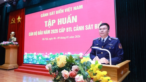   Năm 2026: Cảnh sát biển chuẩn hóa huấn luyện, nâng cao sẵn sàng chiến đấu