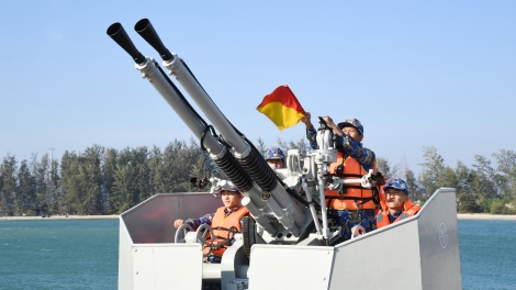 Cán bộ, chiến sĩ Vùng 5 Hải quân hướng về Đại hội XIV của Đảng