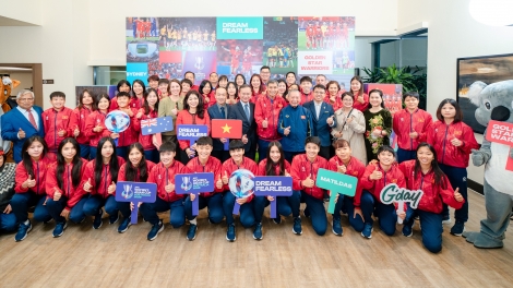 Australia mở tiệc chúc mừng đội tuyển bóng đá nữ Việt Nam trước Giải Vô địch bóng đá nữ Châu Á 2026