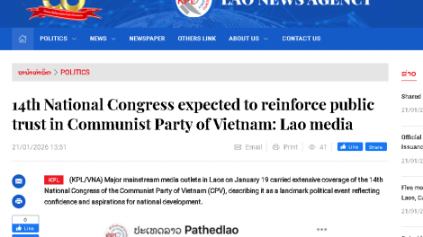 Đại hội XIV: Quốc tế đánh giá cao đường lối phát triển lấy người dân làm trung tâm của Việt Nam