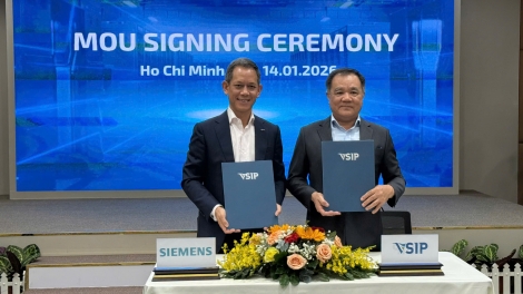 Siemens và VSIP hợp tác thúc đẩy phát triển hạ tầng trung tâm dữ liệu và chuyển đổi số tại Việt Nam