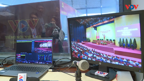 Báo chí tác nghiệp tại Đại hội đại biểu toàn quốc lần thứ XIV của Đảng