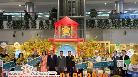 TP.HCM đón đoàn khách quốc tế đầu tiên năm 2026
