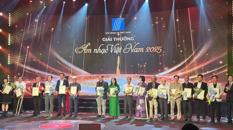 Giải thưởng Âm nhạc Việt Nam năm 2025: Đề tài âm nhạc ngợi ca Đảng luôn đậm nét