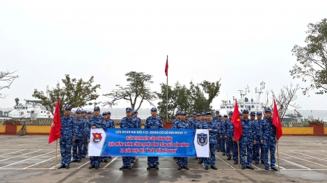 Tuổi trẻ Hải đoàn 11 ra quân hưởng ứng “Ngày Thanh niên cùng hành động”