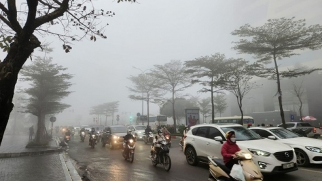 Thời tiết ngày 20/1: Miền Bắc mưa phùn, sương mù kéo dài, đêm và sáng sớm rét