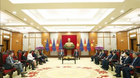 Tổng Bí thư Tô Lâm tiếp Chủ tịch Hội đồng châu Âu António Costa