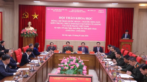 Đồng chí Trần Quốc Hoàn - người Cộng sản kiên trung, nhà lãnh đạo tài năng của Đảng và cách mạng VN