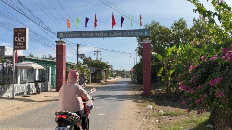 Đón xuân ở làng Chăm Lâm Giang