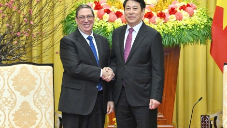 Chủ tịch nước Lương Cường tiếp Đặc phái viên Đảng, Nhà nước Cuba Rodríguez Parrilla 