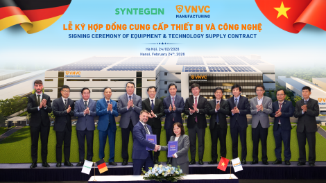 VNVC ký hợp đồng mua dây chuyền sản xuất vắc xin hiện đại hàng đầu thế giới