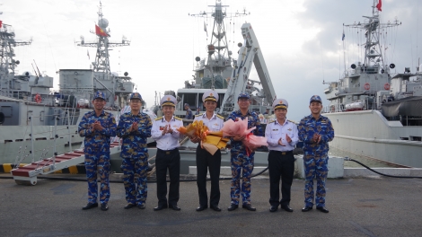 Tàu 628 đón Xuân giữa biển trời Tổ quốc