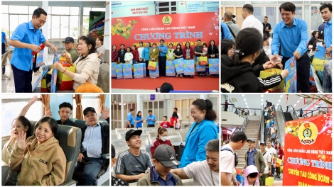 Để mọi công nhân vui đón Tết sum vầy bên gia đình 