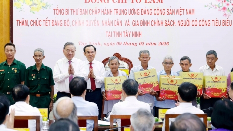 Thời sự 18h 9/2/2026:Tổng Bí thư thăm chúc tết Đảng bộ Chính quyền nhân dân TP. HCM và tỉnh Tây Ninh